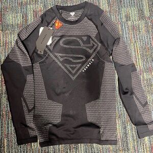 YoungLA Superman Black Longsleeve Compression